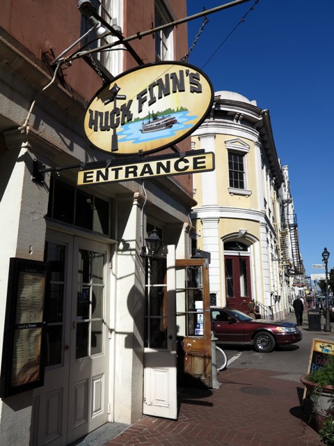 Huck Finn's — don't let the nondescript exterior fool you