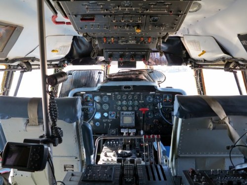 The cockpit remains much the same from the KC-97 days