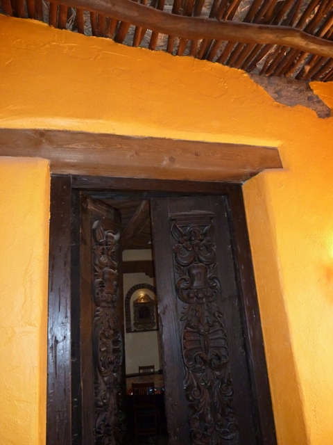 Old-style wooden doors throughout