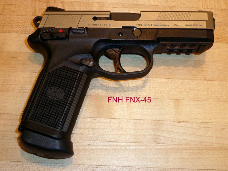The FNH FNX-45 — 15+1 rounds of potent .45 ACP ammunition