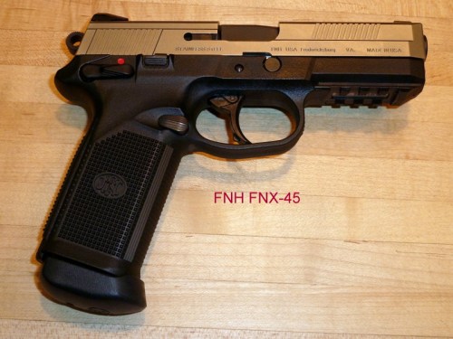 The FNH FNX-45 — 15+1 rounds of potent .45 ACP ammunition