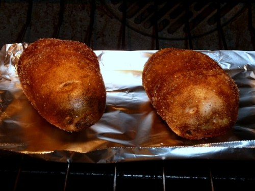 Russet Potatoes in the Oven
