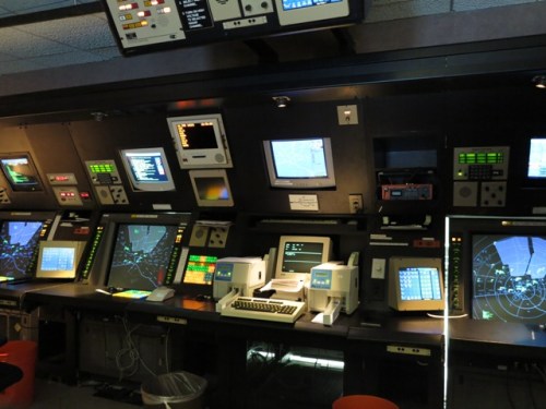 The Control Room of a Terminal Radar Approach Control (TRACON)
