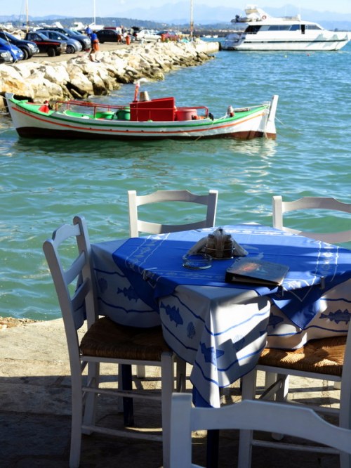 Dining on the Waterfront at Katakolon