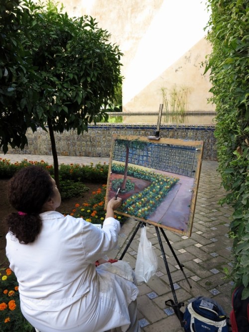 Picturing an Artist Picturing the Gardens