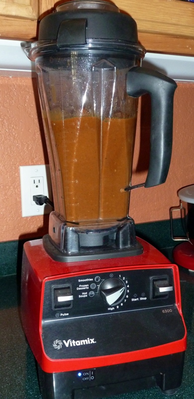 Blend until smooth; Optionally, you may want to add one additional clove of garlic at this point