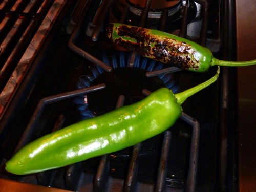 And, optionally, green chile