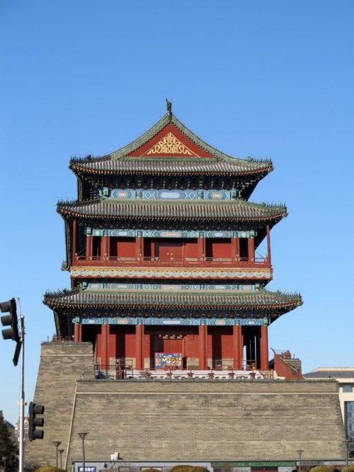 Scene seen while on foot toward Tiananmen Square