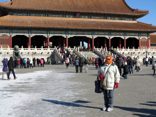 The really cool chick I picked up outside the Palace of Heavenly Purity
