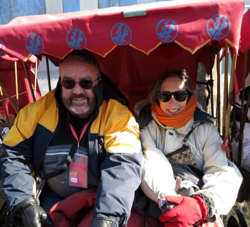 Bundled up and ready to roll