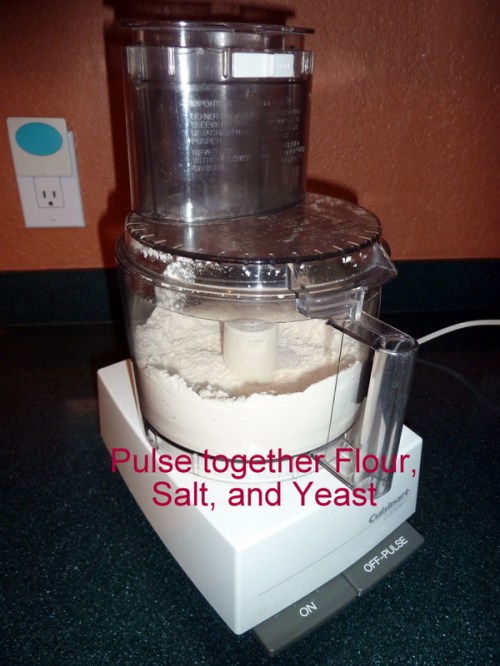 Flour, yeast, and salt