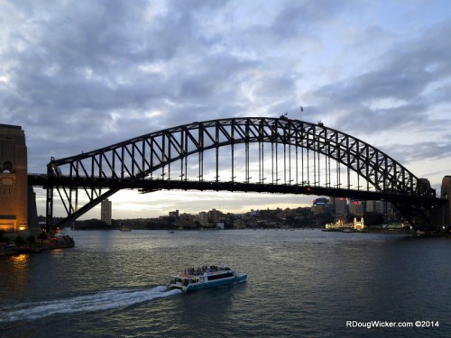Sydney Harbour Bridge at night — The "Coat Hanger"