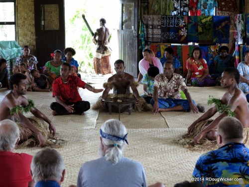 The Villagers Welcome Us