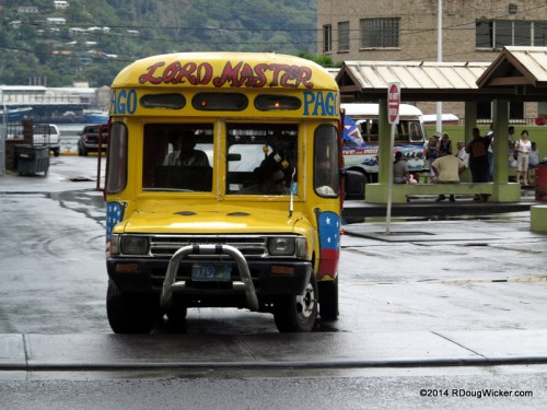 Colorful Samoan Bus