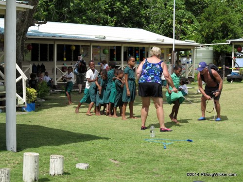 Recess with the School Children