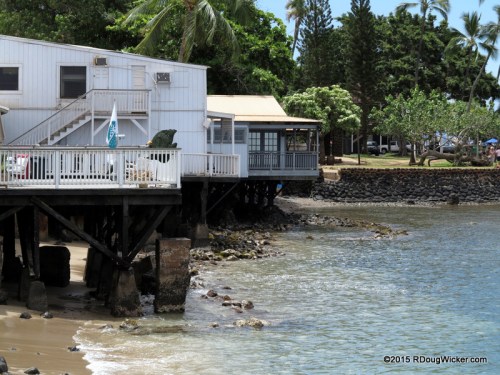 Bubba Gump Shrimp Company overlooking the water