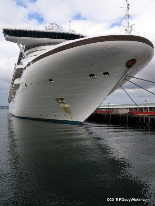 Grand Princess, fresh from Los Angeles