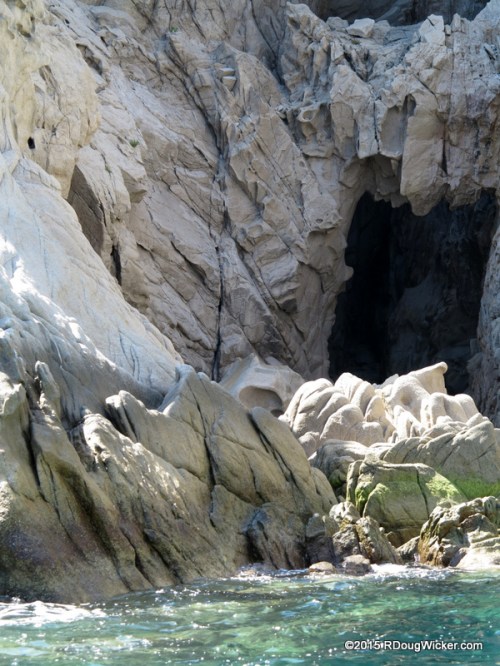 Caves among the cliffs