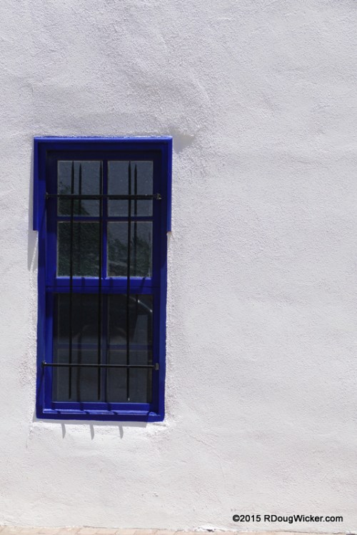 The Blue-Framed Window