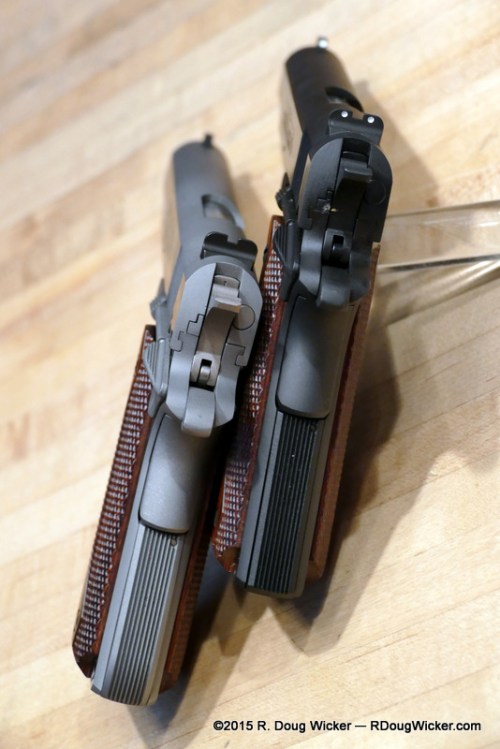 Combat sights vs. three-dot sights