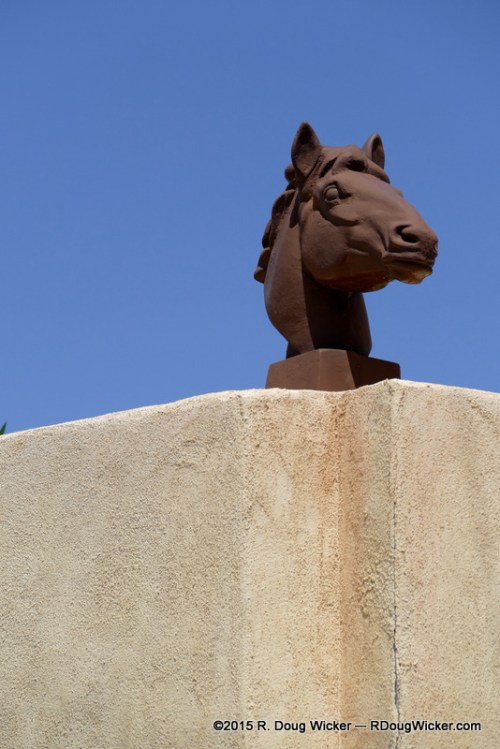 Front gate adornment
