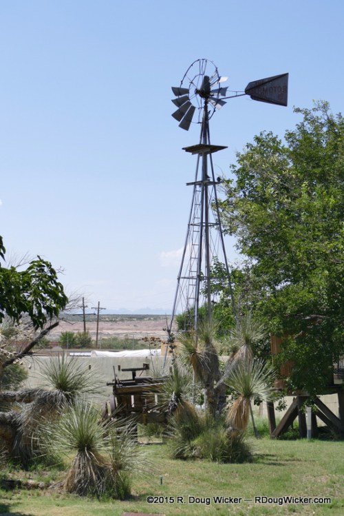 Old West-style Windpump for well water