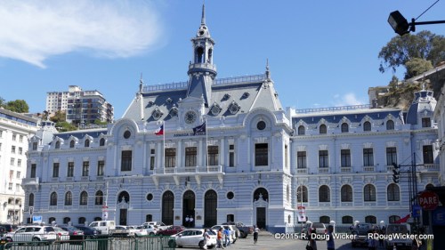 Chilean Navy Building on the Plaza Sotomayor