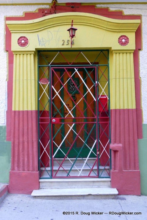 Colorful doorway