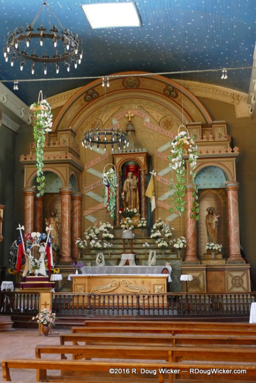 Inside Monte Grande's Church