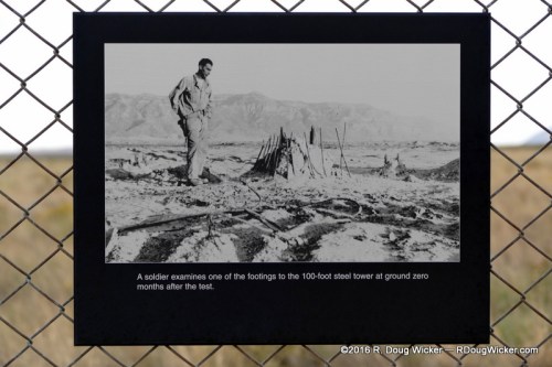 Shot tower remnants after the blast