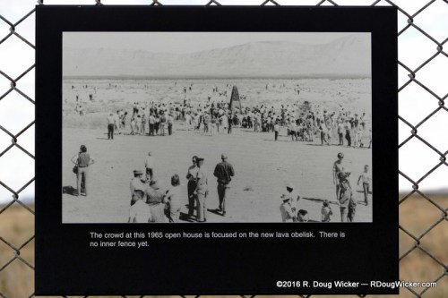 The 1965 Open House and unveiling of the Obelisk
