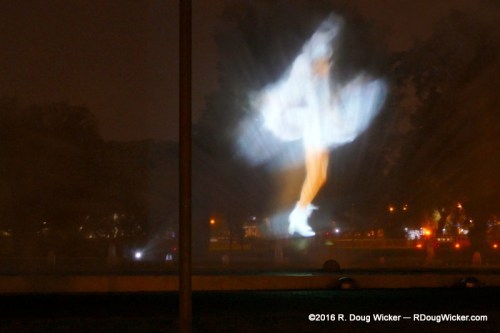 Nightly Laser Projection Show at Fuente de la Fantasia