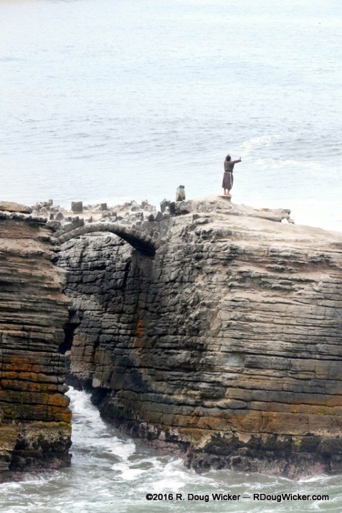 The Lovelorn Monk Prepares to Jump