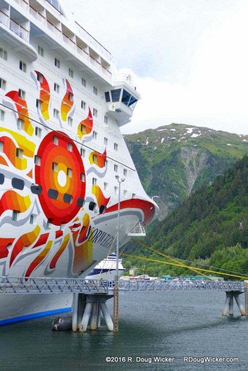 The Norwegian Sun in Juneau, Alaska