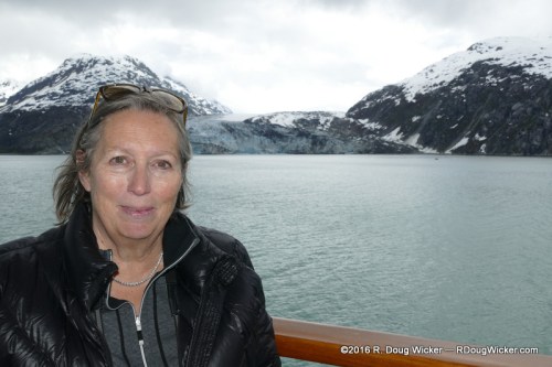 Ursula Enjoying the Balcony View