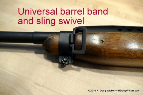 Universal M1 Carbine barrel band and sling swivel