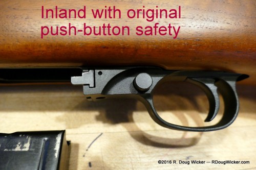 Inland with original push-button safety disengaged