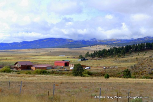 Out of the Carson National Forest headed for Elizabeth Town
