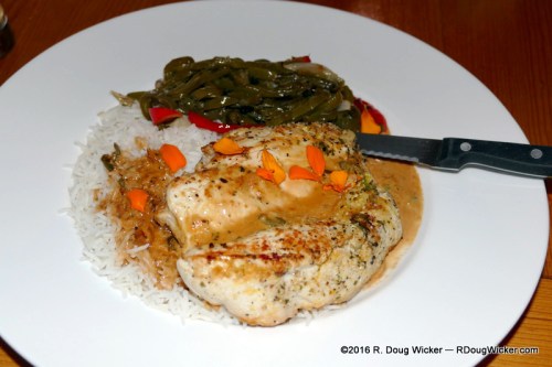 Kaaxo kaaxo — Chicken breast marinated in citrus, chile, and onion