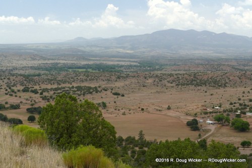 The view descending from Mogollon Ghost Town