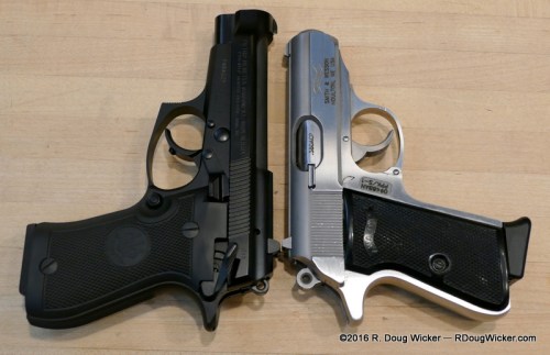 Length comparison 85FS vs. PPK/S