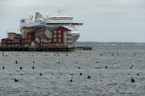 Crown Princess and Cannery Pier