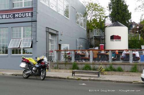 Outdoor Eating at Fort George Brewery