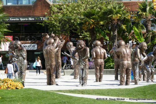 The Laughing Statues of English Bay