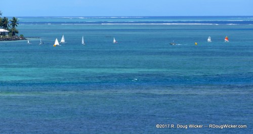 Sailing in Apia Bay