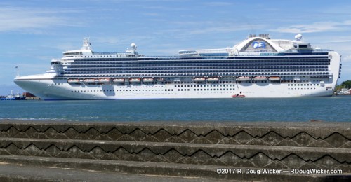 Crown Princess in port